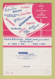 Matchbook Cover - Glick Building Clayton MO WEAR 40 Strike