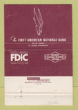 Matchbook Cover - First American National Bank St Cloud MN 40 Strike