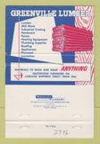 Matchbook Cover - Greenville Lumber PA Sharon Transfer Andover OH 40 Strike