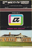 Matchbook Cover - WKYT TV STATION Lexington KY 40 Strike