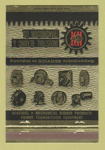 Matchbook Cover - Industrial Bearing Transmission Kansas City MO 40 Strike