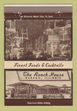 Matchbook Cover - Ranch House Restaurant Bureau IL WEAR 40 Strike
