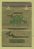 Matchbook Cover - Shelby Electric Memphis TN 1969 40 Strike