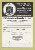 Matchbook Cover - Shenandoah Life Insurance Tidewater Newport News VA 40 Strike