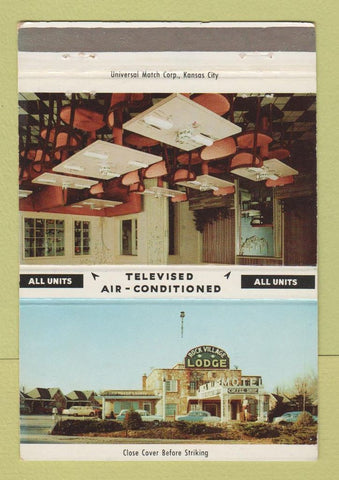 Matchbook Cover - Rock Village Lodge Springfield MO 40 Strike