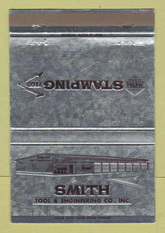 Matchbook Cover - Smith Tool Metal Stamping Berkeley MO 40 Strike