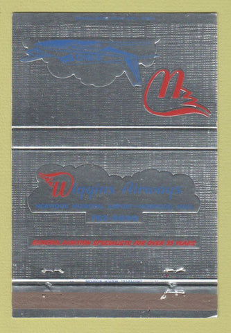 Matchbook Cover - Wiggins Airways Norwood MA 40 Strike