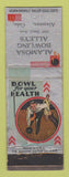 Matchbook Cover - Alamosa Bowling Lanes Colorado