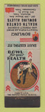 Matchbook Cover - Health Center Bowling Chattanooga TN #2