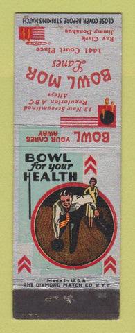 Matchbook Cover - Bowl Mor Lanes Bowling Denver Colorado