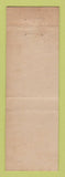 Matchbook Cover - Belle Vue French Cafe Santa Monica CA CROWN