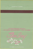 Matchbook Cover - The Ivy Restaurant Los Angles CA  40 Strike
