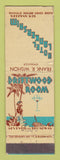 Matchbook Cover - Hotel Lankershim Los Angeles CA girlie Driftwood Room
