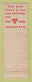 Matchbook Cover - Conoco oil gas Ken's Estes Park Colorado