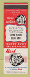 Matchbook Cover - Mack Trucks Ray Reed Grand Rapids MI
