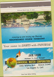 Matchbook Cover - Universal Match Jack Salem Los Angeles CA 40 Strike