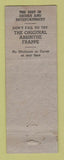 Matchbook Cover - Old Absinthe House New Orelans LA WEAR