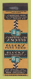 Matchbook Cover - Gluck's Restaurants New Orleans LA WEAR