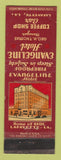 Matchbook Cover - Evangeline Hotel Lafayette LA WEAR