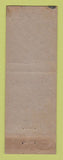 Matchbook Cover - Evangeline Hotel Lafayette LA WEAR