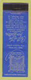 Matchbook Cover - Court of the Two Sisters New Orleans LA WORN