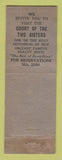 Matchbook Cover - Court of the Two Sisters New Orleans LA WORN