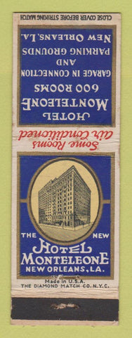 Matchbook Cover - Hotel Monteleone New Orleans LA