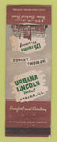Matchbook Cover - Hotel Urbana Lincoln Urbana IL WEAR