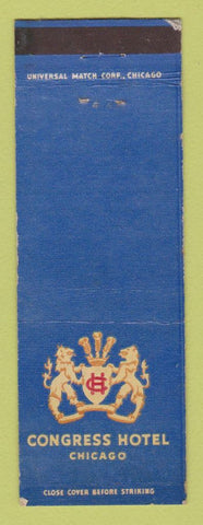 Matchbook Cover - Congress Hotel Chicago IL WEAR