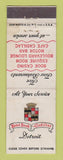 Matchbook Cover - Hotel Book Cadillac Detroit MI