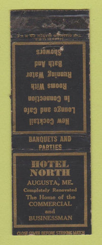 Matchbook Cover - Hotel North Augusta ME WEAR