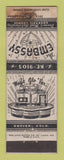 Matchbook Cover - Embassy Cocktail Lounge Denver Colorado STAINED