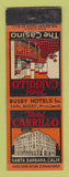 Matchbook Cover - Hotel Carillo The Casino Santa Barbara CA WEAR