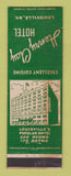 Matchbook Cover - Henry Clay Hotel Louisville KY STAINED
