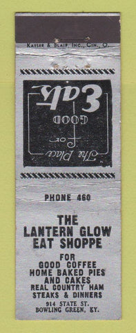 Matchbook Cover - Lantern Glow Eat Shoppe Bowling Green KY