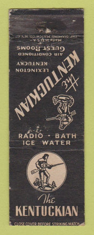 Matchbook Cover - Kentuckian Hotel Lexington KY WEAR