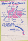 Matchbook Cover - Speed Car Wash of Memphis TN 40 Strike