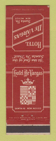 Matchbook Cover - Hotel De Vargas Santa Fe NM