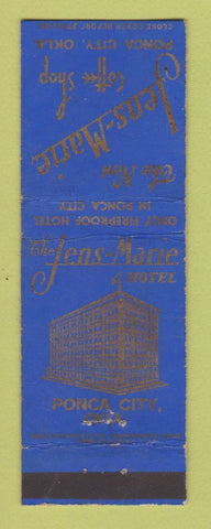 Matchbook Cover - Jens Marie Hotel Ponca City OK