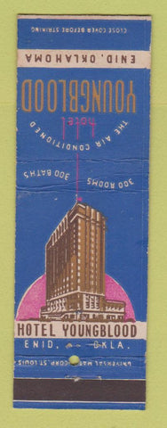 Matchbook Cover - Hotel Youngblood Enid OK