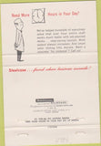 Matchbook Cover - Steelcase 60s Modern Office Furniture white desk 40 Strike