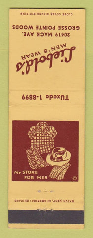 Matchbook Cover - Liebold's Men's Clothes Grosse Pointe Woods MI