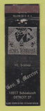 Matchbook Cover - Geo Merrier Detroit MI Barber Shop WORN