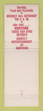 Matchbook Cover - Hintz's Restaurant Lounge Warren MI