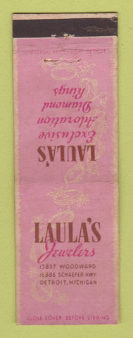 Matchbook Cover - Laula's Jewelry Detroit MI WEAR
