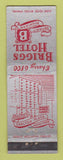 Matchbook Cover - Briggs Hotel Detroit MI