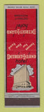 Matchbook Cover - Detroit Leland Hotel MI