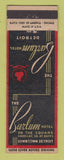 Matchbook Cover - Barlum Hotel Detroit MI