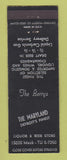 Matchbook Cover - The Maryland Rliquor Store Detroit MI