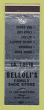 Matchbook Cover - Belloli's Family Shoe Store Detroit?
